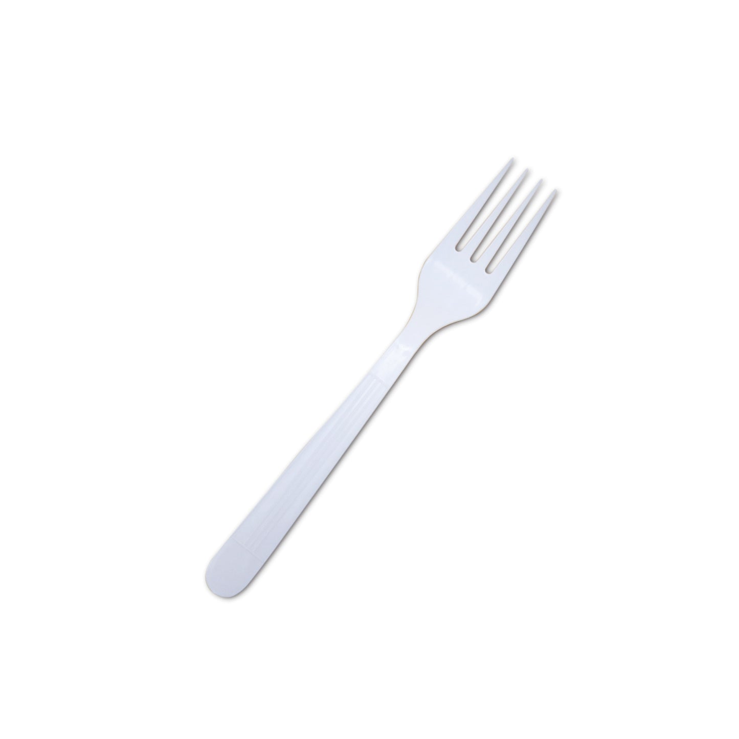 White PLastic Fork Heavy Duty (Bulk) 1000pcs