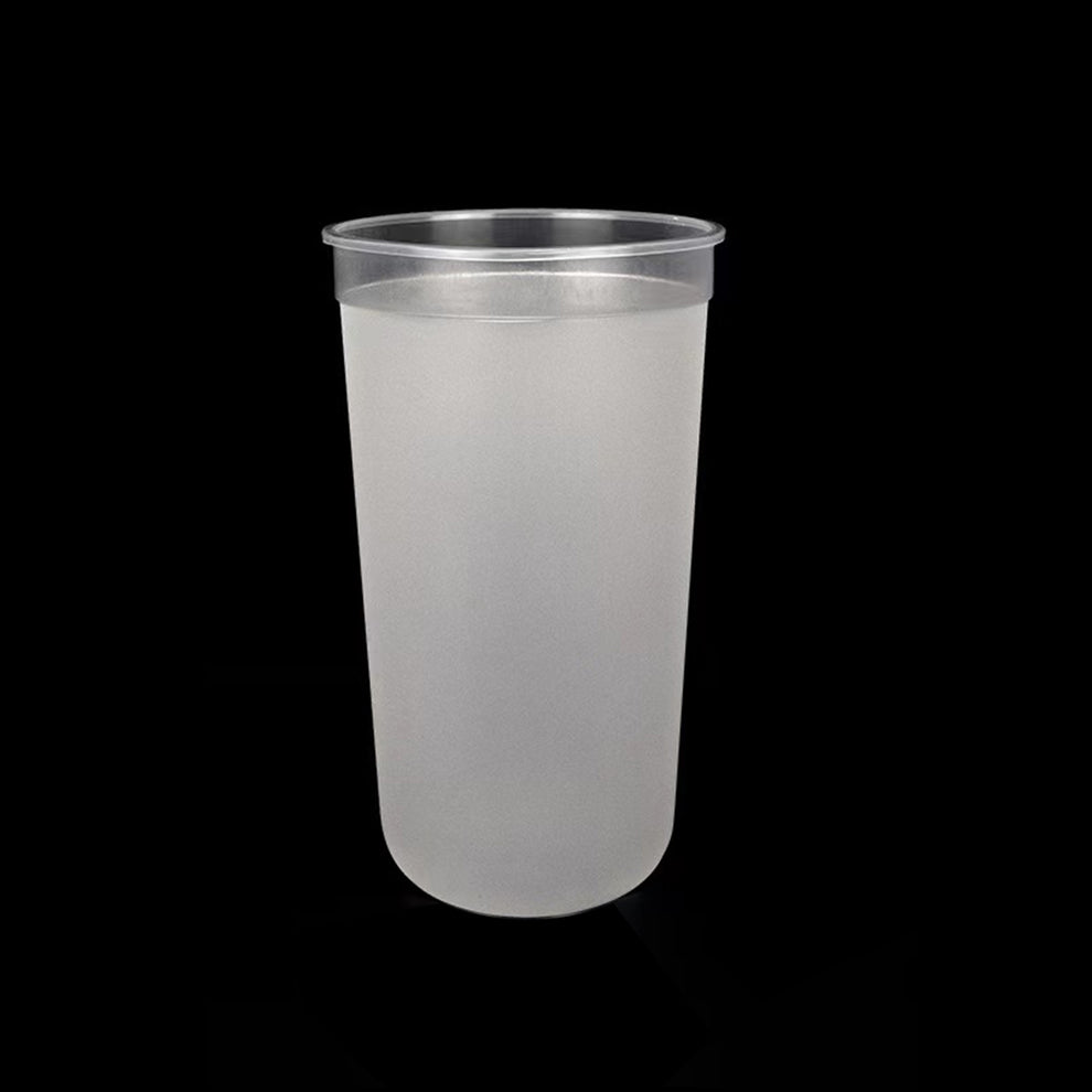 24oz 90700 PP Frost injection U Shape cup 500pcs – PakForU